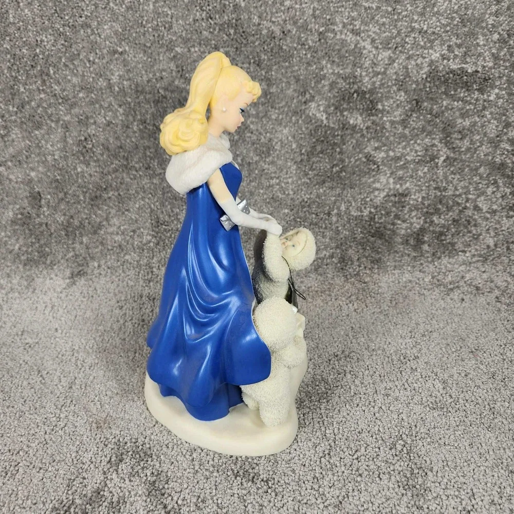 Department‎ 56 Snowbabies Barbie Figurine Blue Under the Midnight Moon 2000